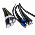 XLPE Insulated Bundled Power Cable, Used to Supply 3-phase Power